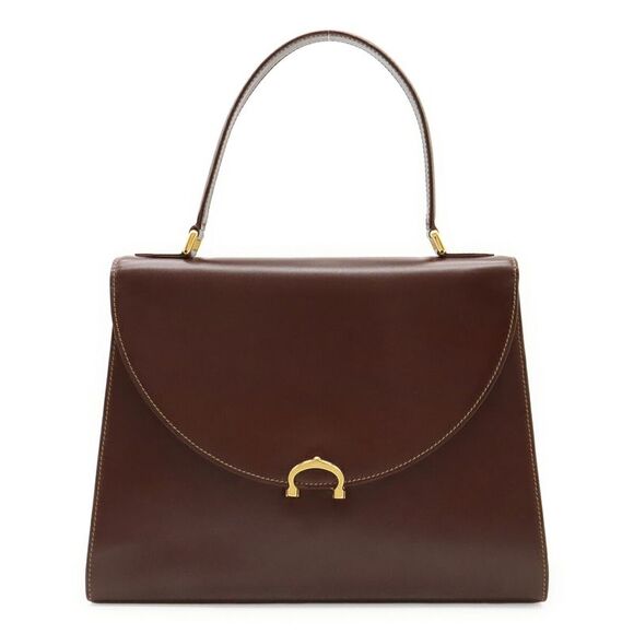 Cartier Handbags - Cartier Must Handbag Calf Leather Bordeaux